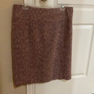 Mossimo Tweed Skirt Size 10 pink purple